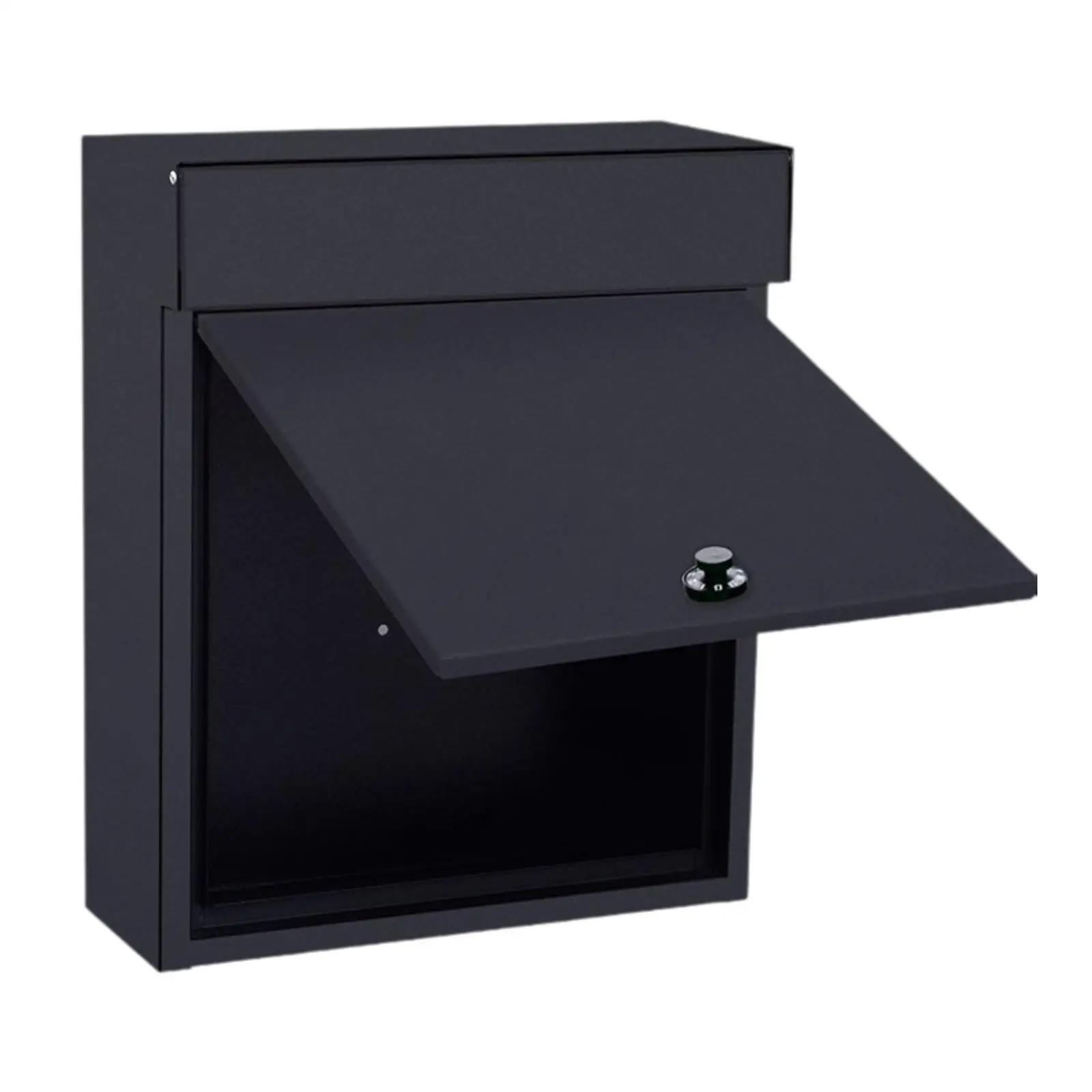 

Wall Mounted Mailbox Lockable Letterbox for Gate Front Door Outside House