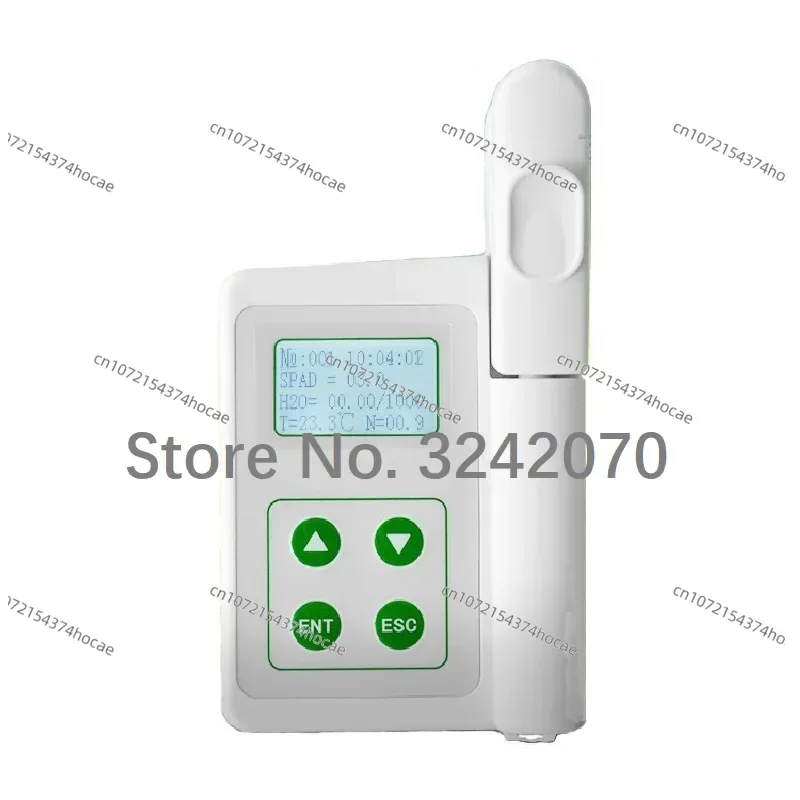 

Handheld Chlorophyll Detector Crop Chlorophyll Content/Nitrogen Content/Temperature/Humidity Nutrition Tester English Version