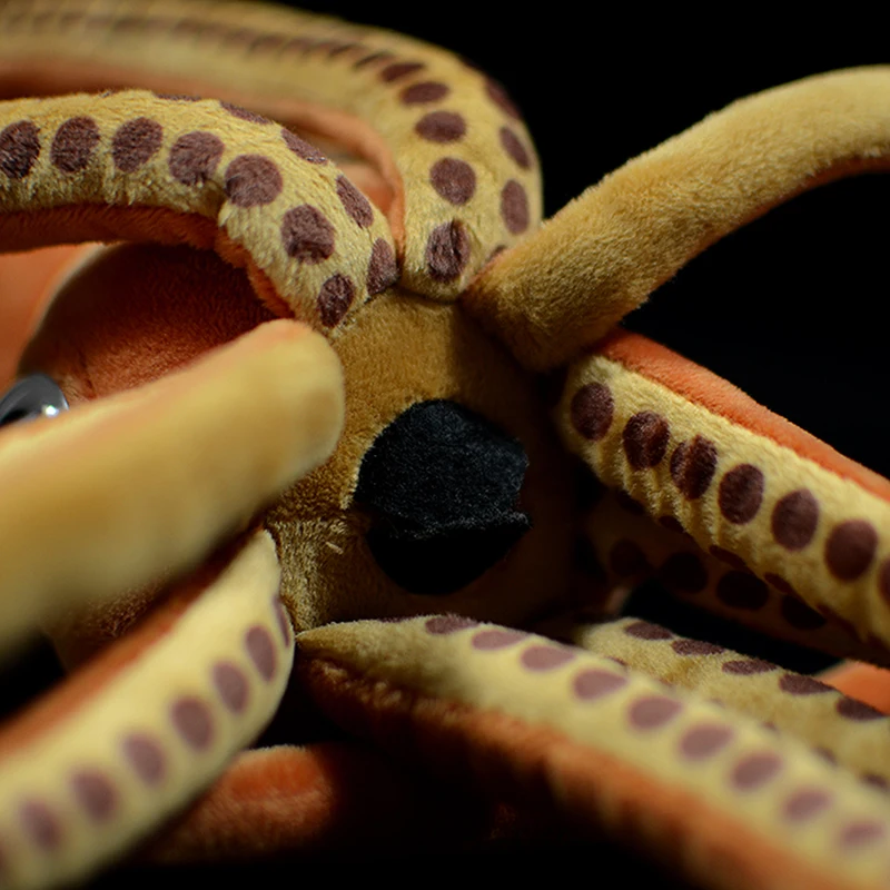 Brinquedo de pelúcia recheado de lulas gigantes, Architeuthis vida real, boneca macia gigante, presente, novo, 78 cm, 130cm