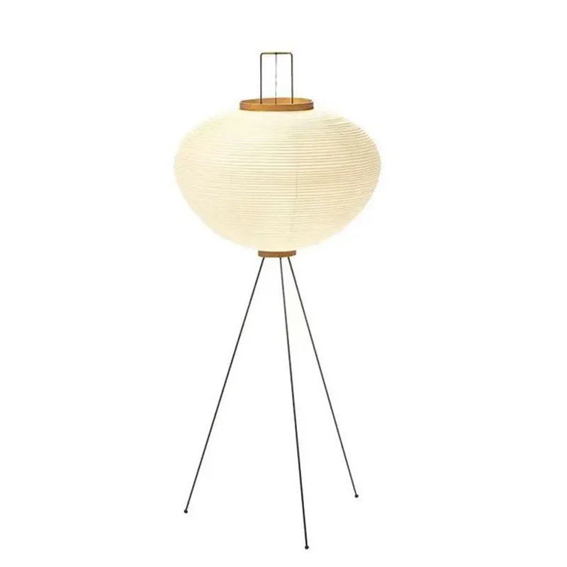 Japanese Noguchi Yong Floor Lamp Living Room Internet Celebrity Bed and Breakfast Study Living Room Bedroom Designer Vertical