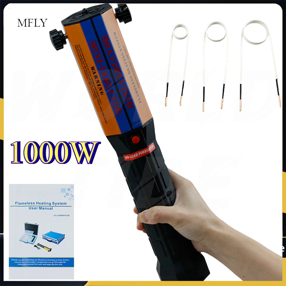 

3 Coils 1000W Magnetic Induction Heater Kit Automotive 110V/220V Flameless Heat Induction Heating Machine Car Repair Tool