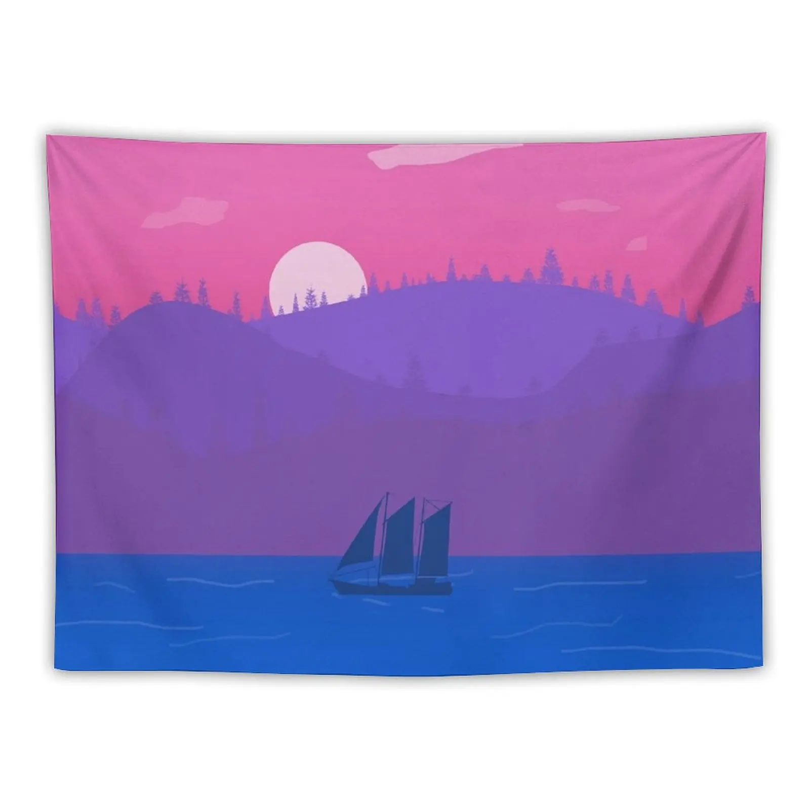 

Sunset (Subtle Bi Flag) Tapestry Room Decor For Girls Wall Decoration Items Home Decorating Decoration For Home Tapestry