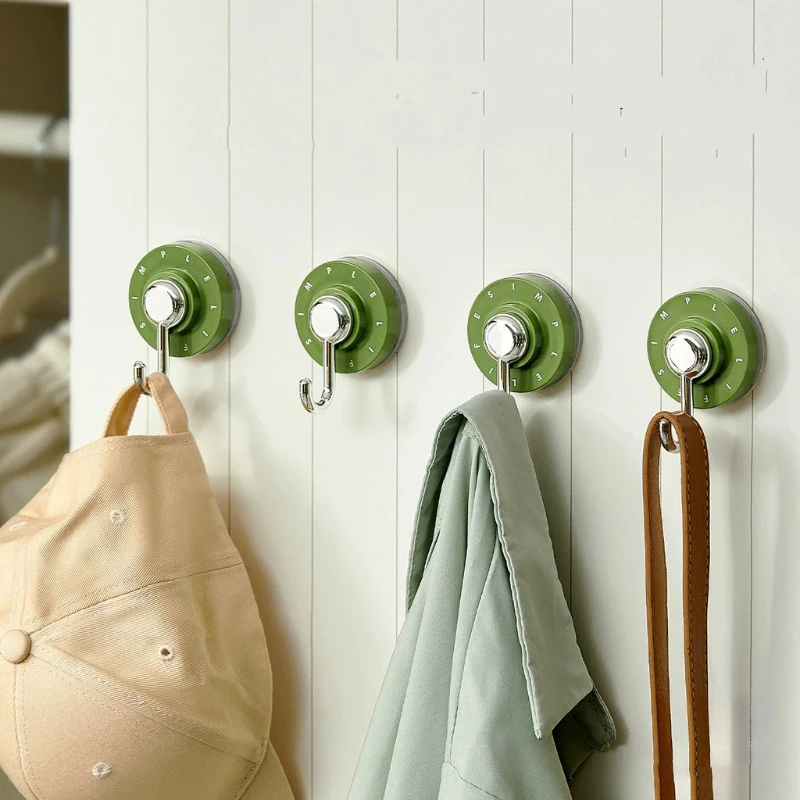 

1PCS Suction Cup Hook Strong Suction Hooks Waterproof Bathroom Vacuum Suction Hook Kitchen Towel Hanger Hooks Accessories