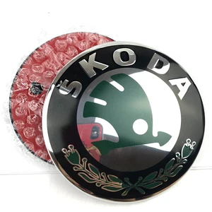 ABS Car Front Kühlergrill Logo Klebstoff, Zubehör Trunk 3D, Skoda Octavia 2 3 A5 A7 Kodiaq Schneller Fabia 3 Karoq Superb VRS, 80 mm, 90 mm 12 Hauptverkäufe LED Kombi Lighthouse - №6