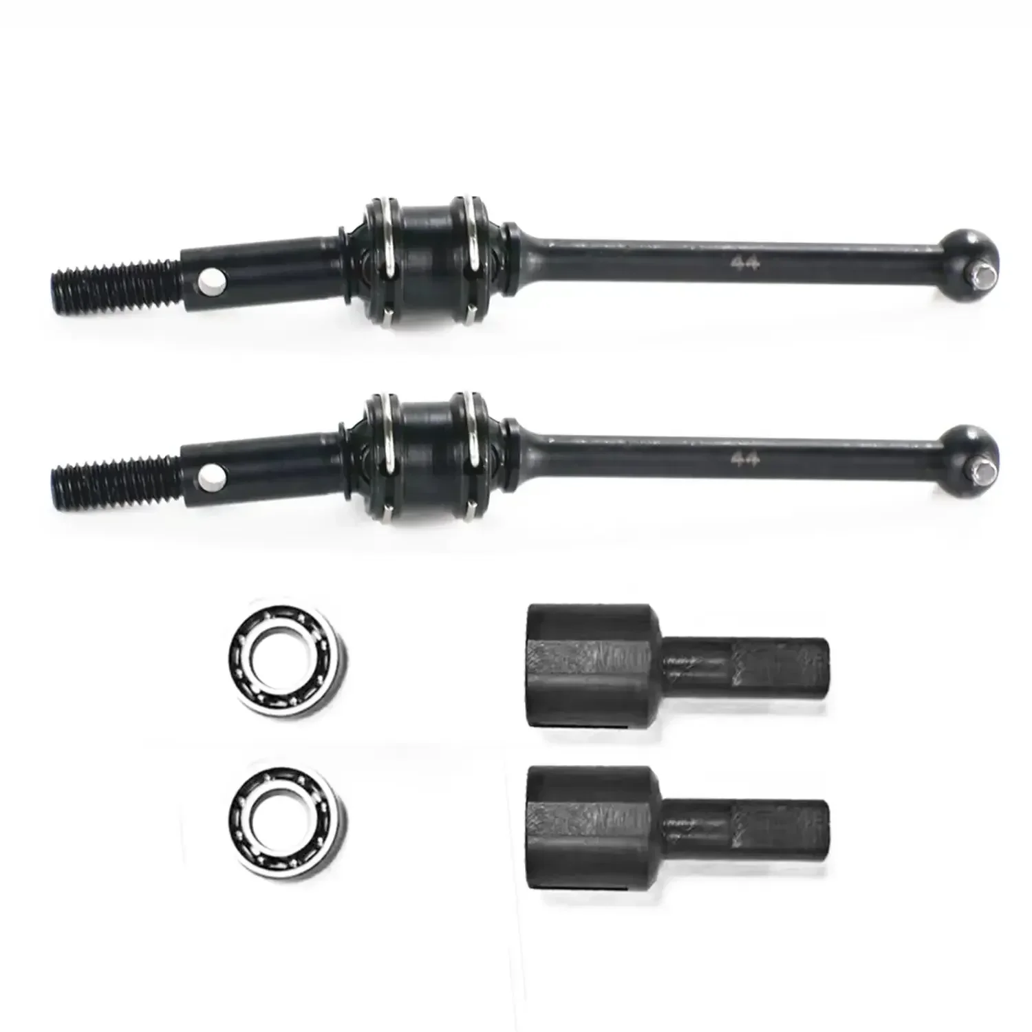 

2pcs Metal Joint Shaft Drive Shaft CVD Driveshaft 44mm for Tamiya TT02 TA05 TA06 TB05 TRF420 TRF417 RC Car Upgrade Parts