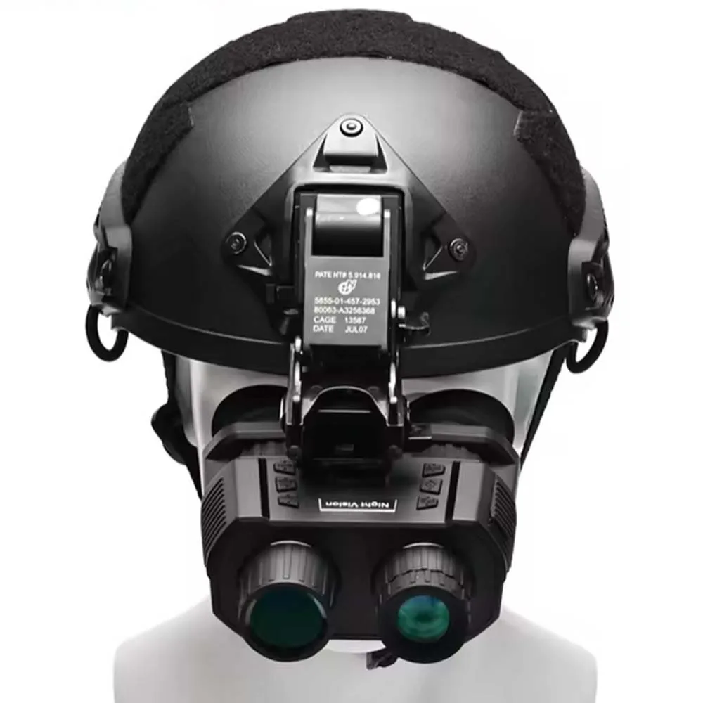 NV8000 مناظير للرؤية الليلية ثلاثية الأبعاد Gen2 إزالة الضباب مرآة خوذة تكتيكية HD NV جهاز Googles أحادي العين كاميرا تعقب الصيد