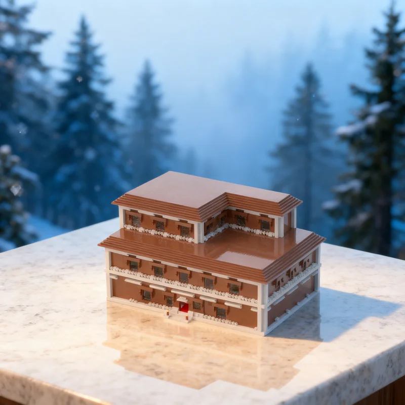 

25645pcs MOC Minifigure Scale Woodland Mansion My World Model Building Blocks Creative DIY Gift Display Decor Assemble Premium