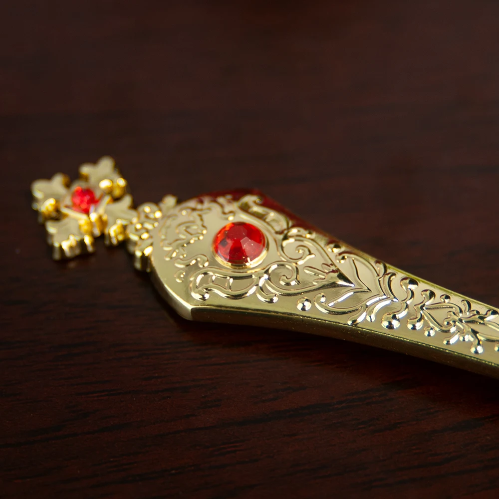 HTISOK Kirchenprodukt Religionszubehör Vergoldeter Orthodoxer Weihwasserschöpfer für religiöse Rituale zur Kirchendekoration – Detail 5