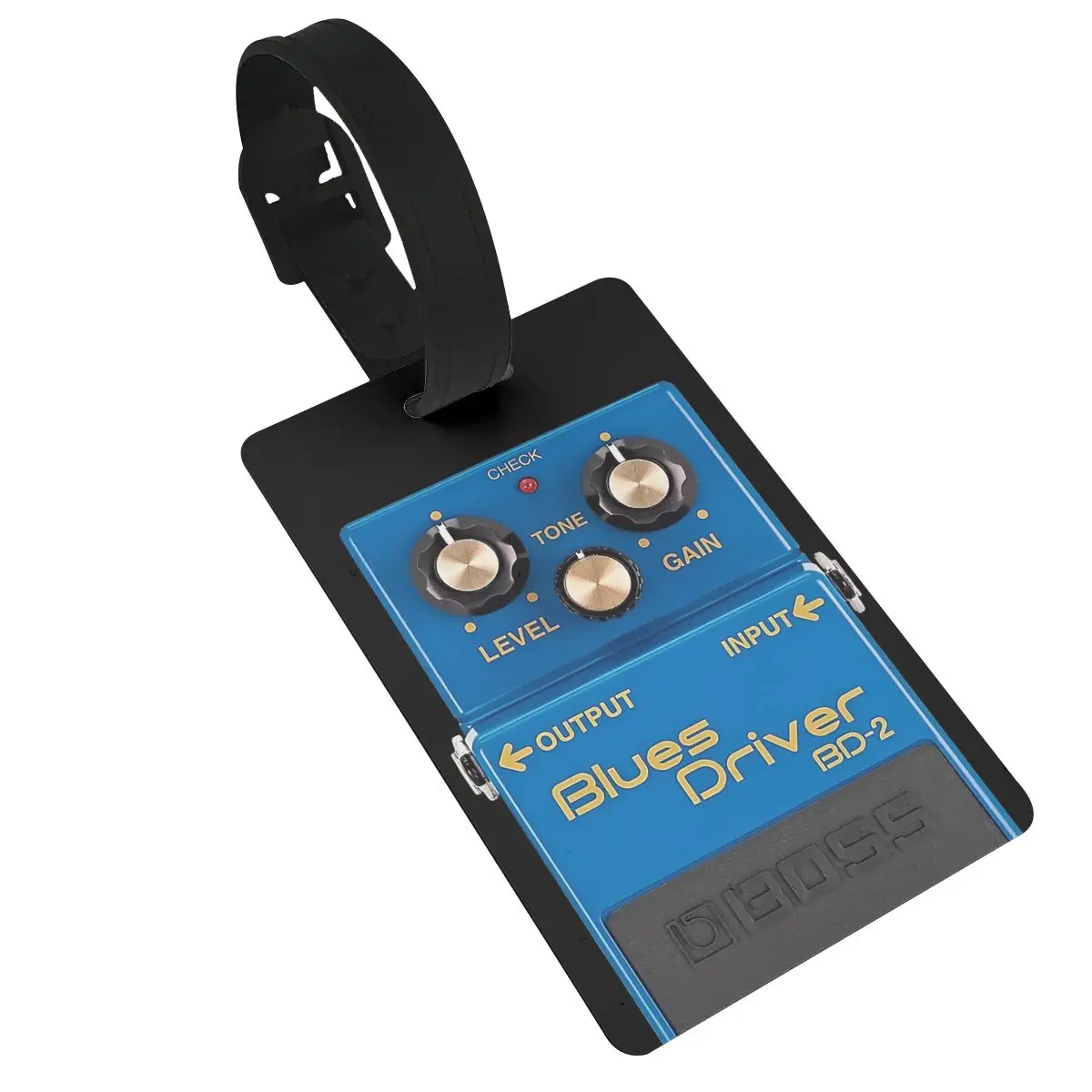 Boss Blues Driver BD-2 Overdrive Bluesbreaker Guitar Pedal Dirty Luggage Tags Suitcase Baggage Boarding Tag Label Holder ID Name