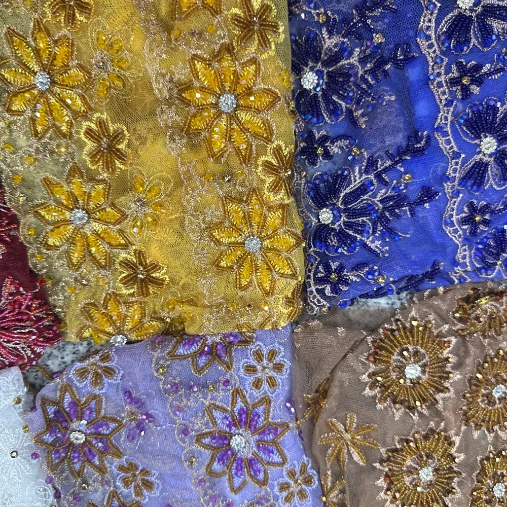 Hijab da donna musulmana Nero Grigio con perline Foulard Ramadam Festa serale Sciarpa Kufi di lusso Dubai Turbante Cappello islamico