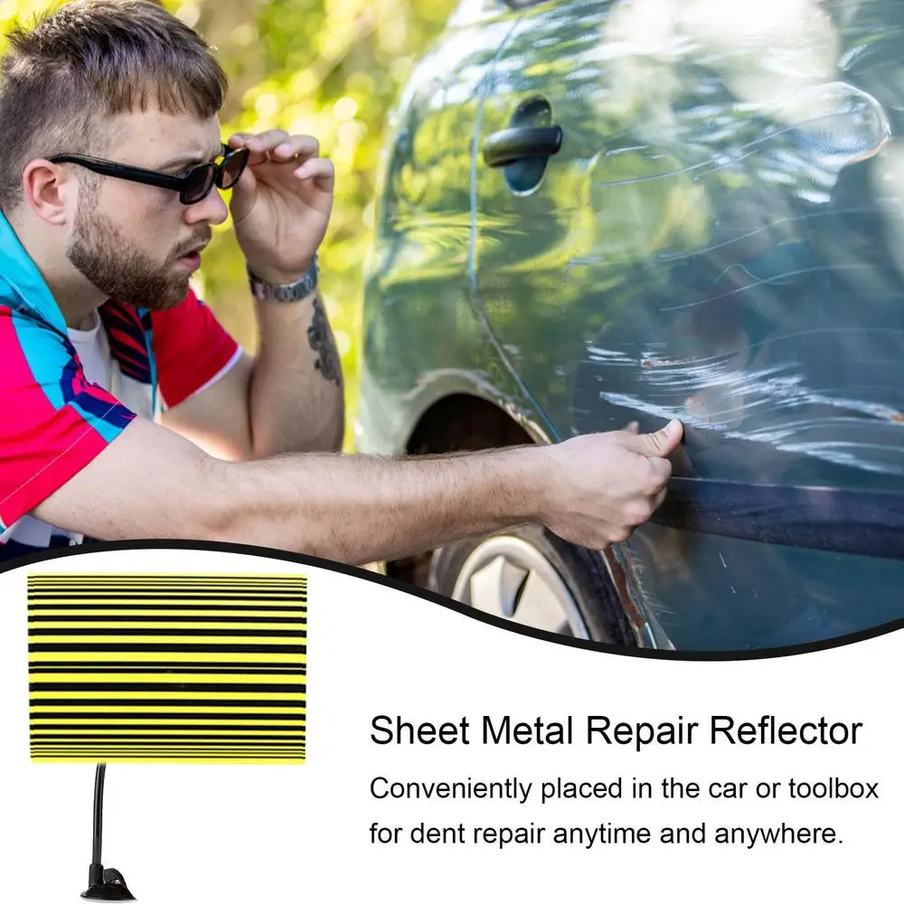 PDR Reflector Lamp Stripe Line Board Adjustment Light Car Body Paintless Dent Repair Remove Tool Wire Light Pump Suction Cup