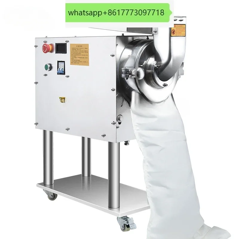 Water-cooled and flowing water type Chinese herbal medicine pulverizer Sanqi commercial pulverizer ultrafine pulverizer grinder