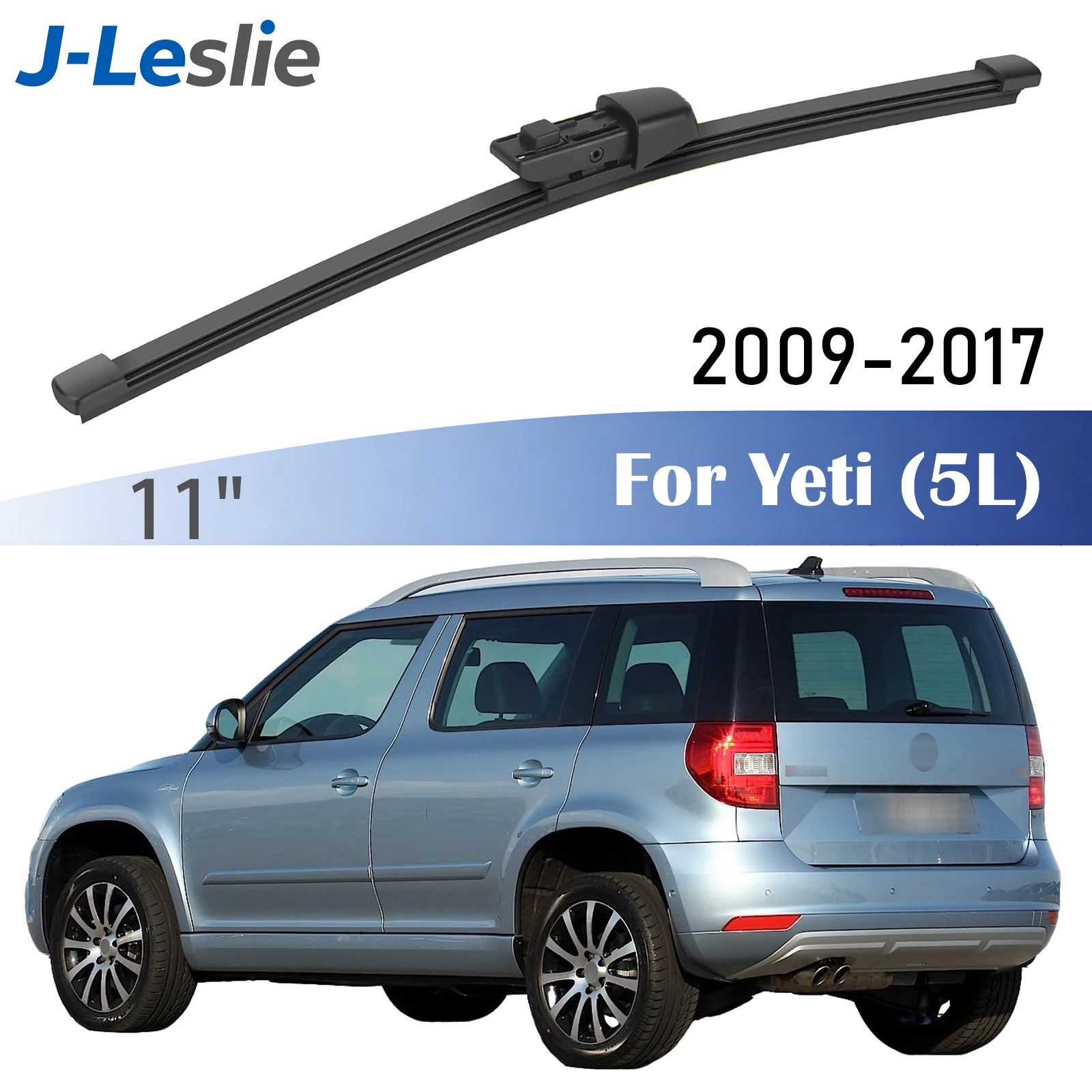 11-Zoll-Heckwischerblatt für Skoda Yeti 5L 2009–2017, Windschutzscheibenwischer, Regenbürsten, Autozubehör scheibenwischer Hinten Heckwischerarm