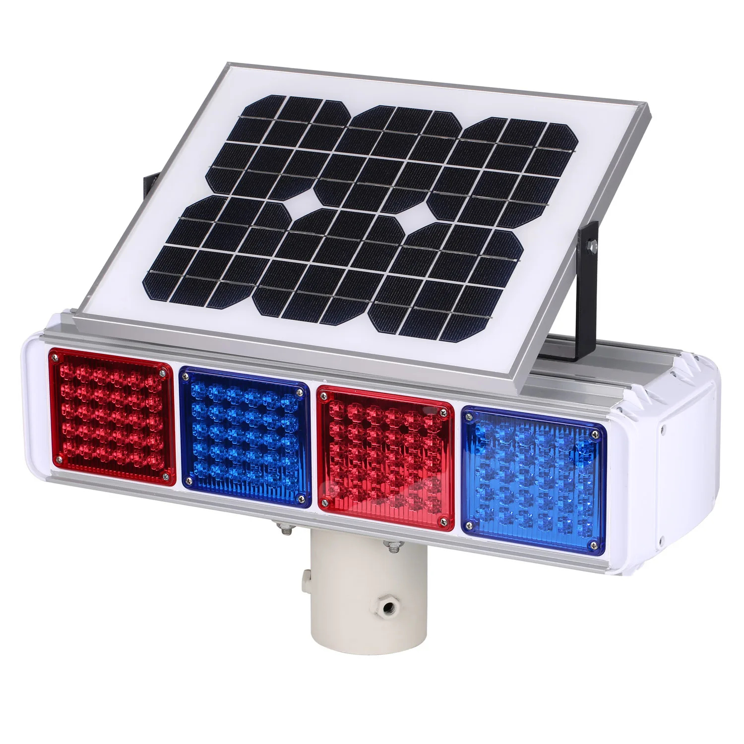 

High Brighter Solar Led Warning Light Road Burst Flashing Light