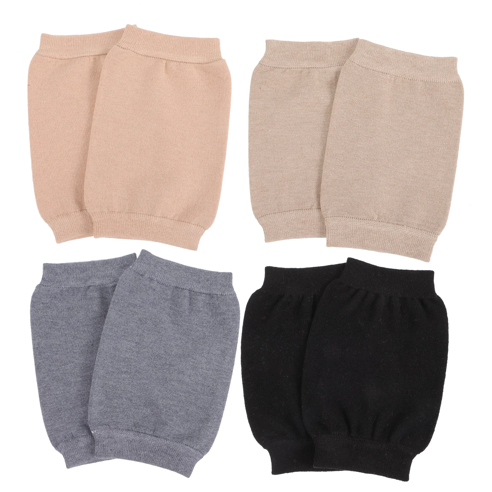 

4 Pairs Knee Pads Compression Leg Sleeves Warmers Cold Protection Winter Brace Health Care Leg Warmers Pads Protector