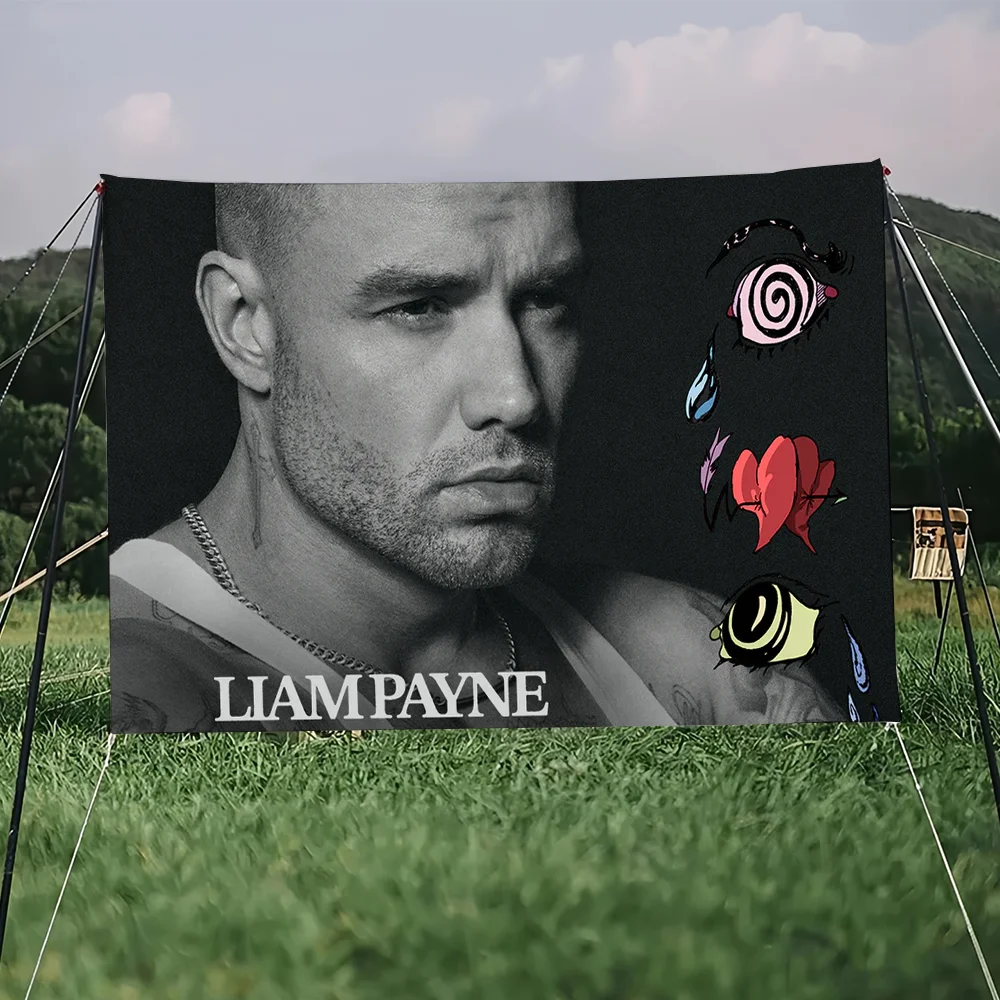 Singer L-LiamS P-PayneS LP1 flag College Bedroom Living Room Home Dorm Decor Funny Tapestry Garage Bar Wall Club Banner