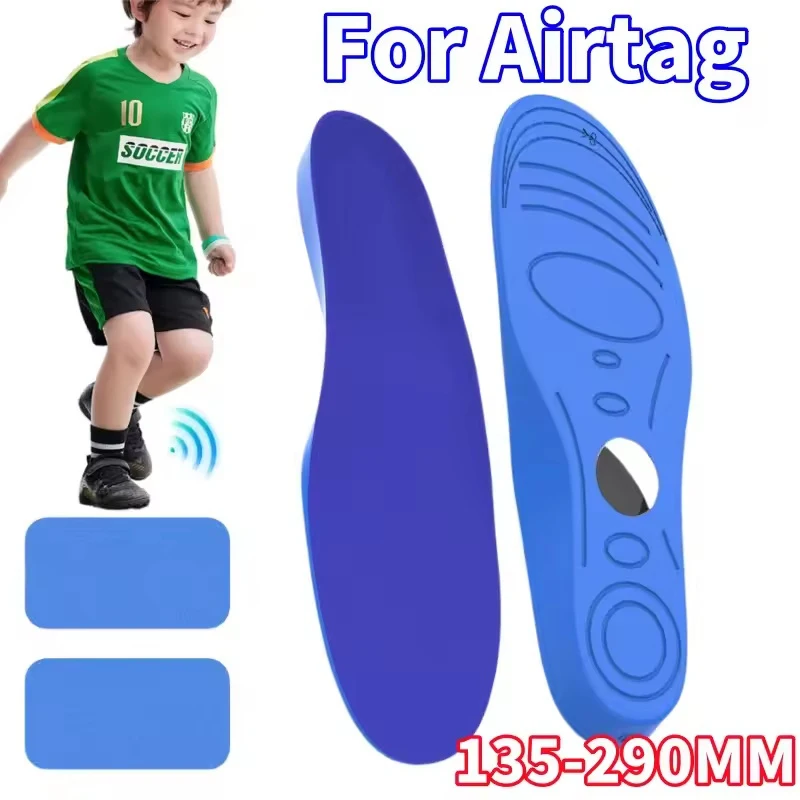 Insoles for Airtag Tracking Device Hidden Holder Comfortable Shoe Inserts Securely Mounted Tracker for Kids Seniors