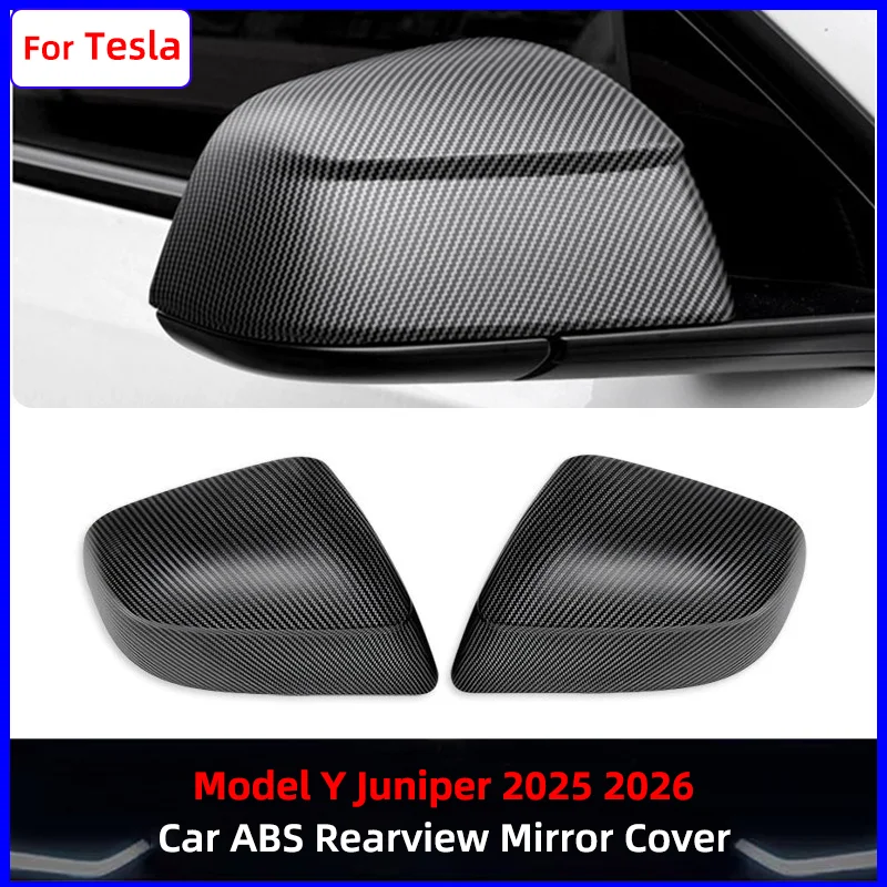 

Накладки на зеркала заднего вида из ABS-пластика для Tesla Model Y Juniper 2025-2026, аксессуары для автомобиля, внешние накладки на боковые зеркала (2 шт.)