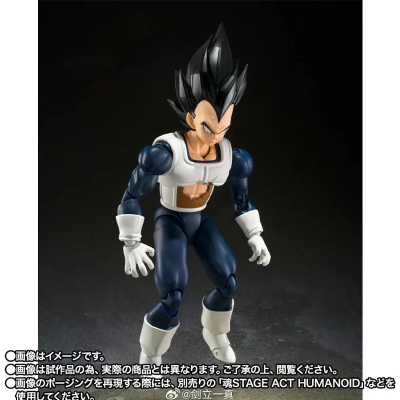 In Stock Original Bandai S.H.Figuarts SHF VEGETA Old Battle Suit Dragon Ball Z Anime Action Collection Figures Model Toys