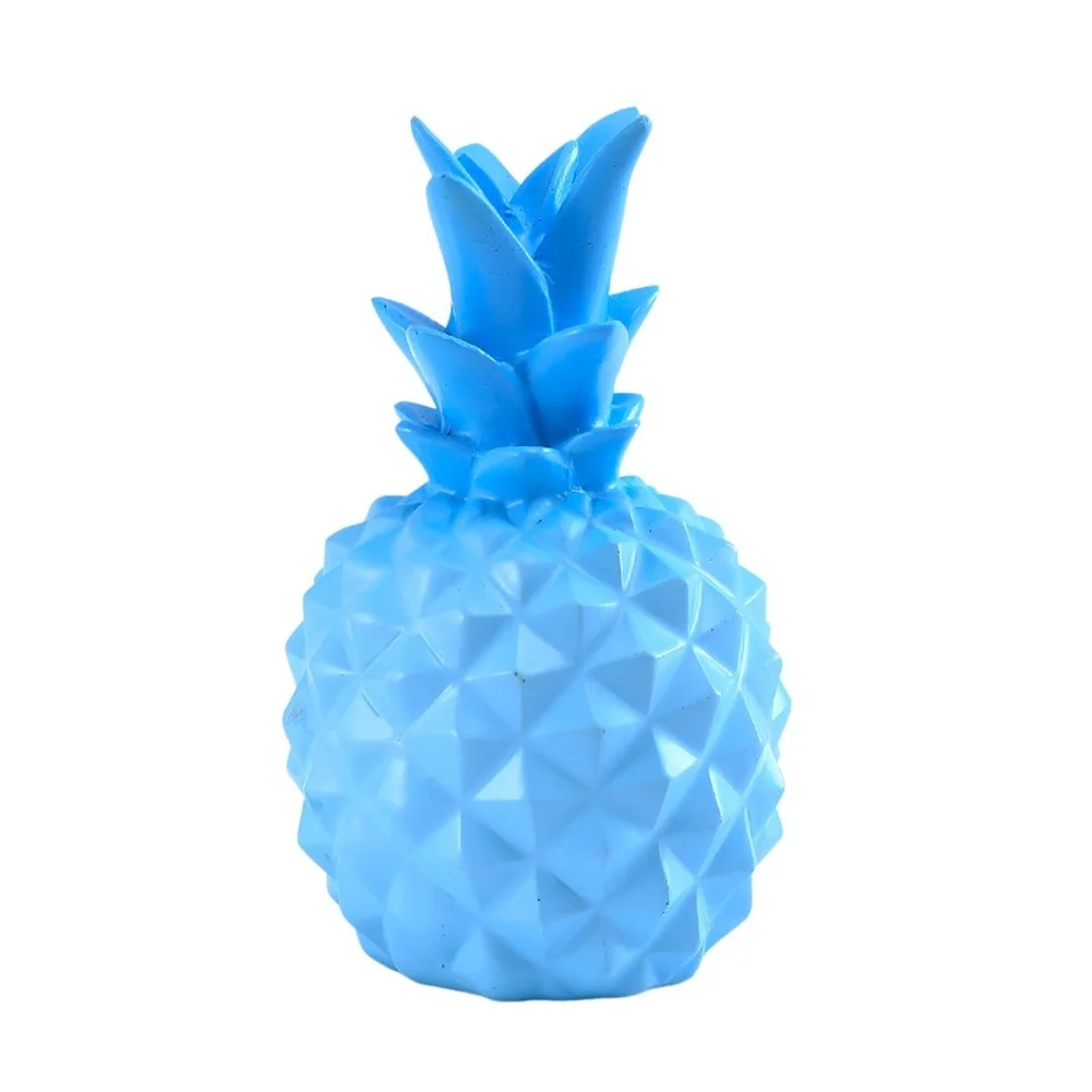 Miniature Pineapple Resin for Nordic Design Home Decor for Table Shelf Workspace 8x8x13cm Contemporary Interior Style