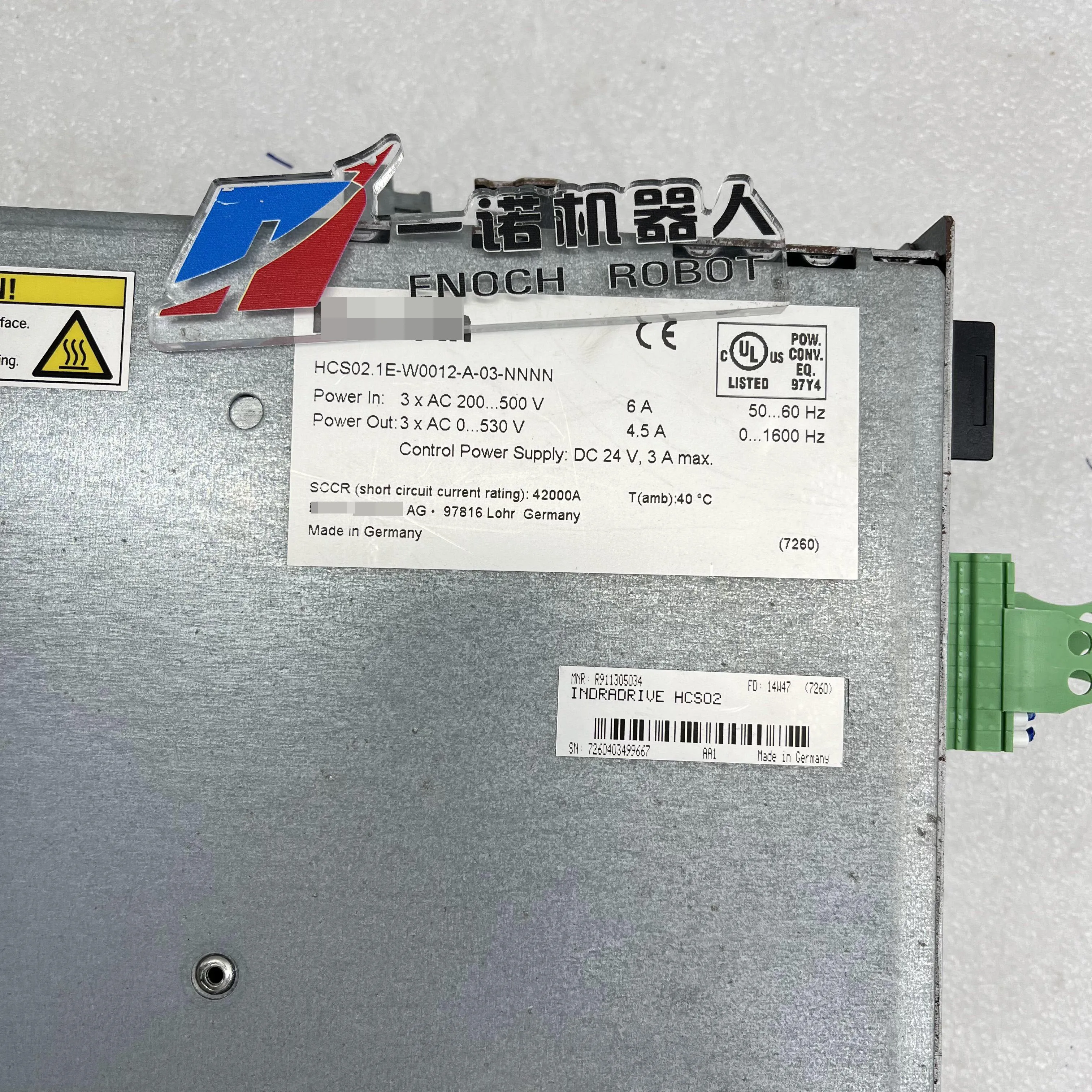 HCS02.1E-W0012-A-03-NNNN R911298371 Driver CSH01.2C-PL-ENS-EN2-CCD-NN-S-NN-FW R911315952 Card