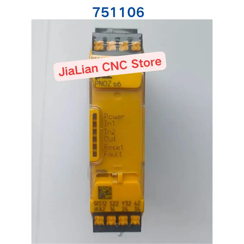 Brand New Original relay PNOZ s6 C 751106 If You Need Other Specifications, Please Consult