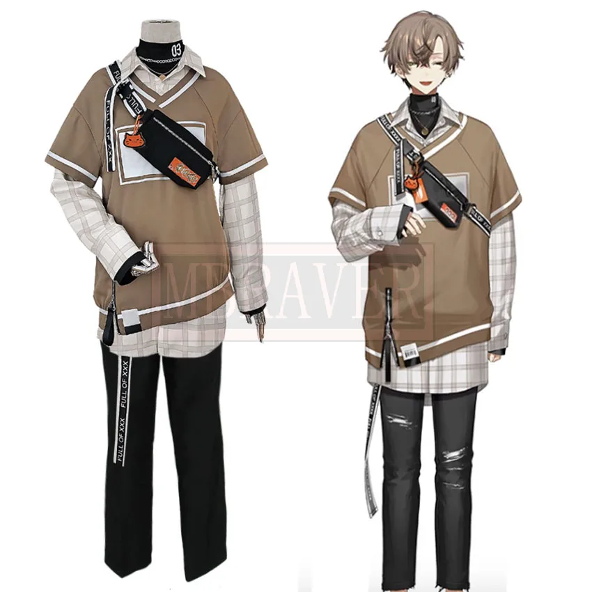 Vtuber NIJISANJI Nocytx Alban Sonny Cosplay Costume Party Christmas Halloween Custom Made Any Size