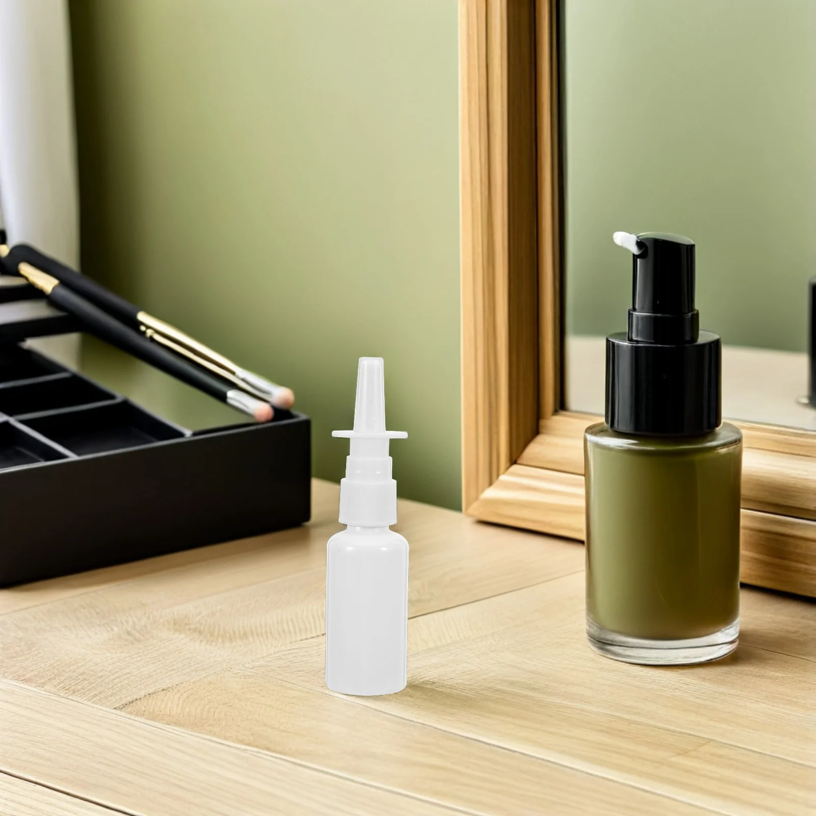 

24Pcs Empty Refillable Nasal Bottle Portable Plastic Nose Pump Mini Spray Bottle Leakproof Nasal Cleaner Mist Atomizer 30Ml