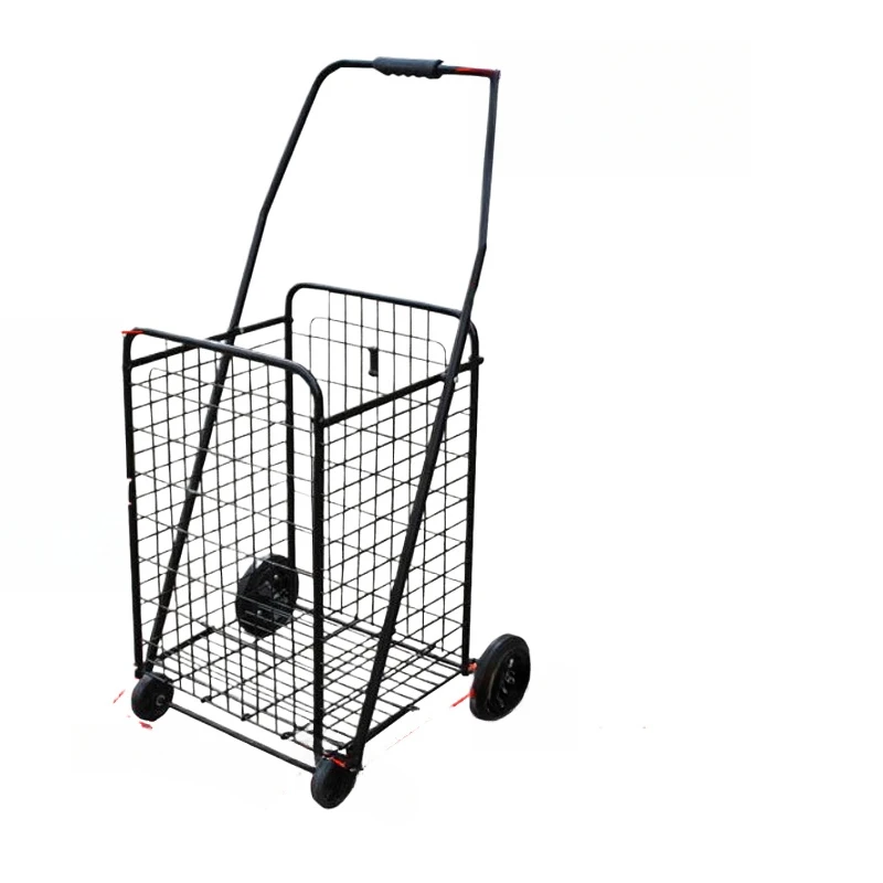 

Large shopping cart Foldable shopping cart Portable trolley Small express truck