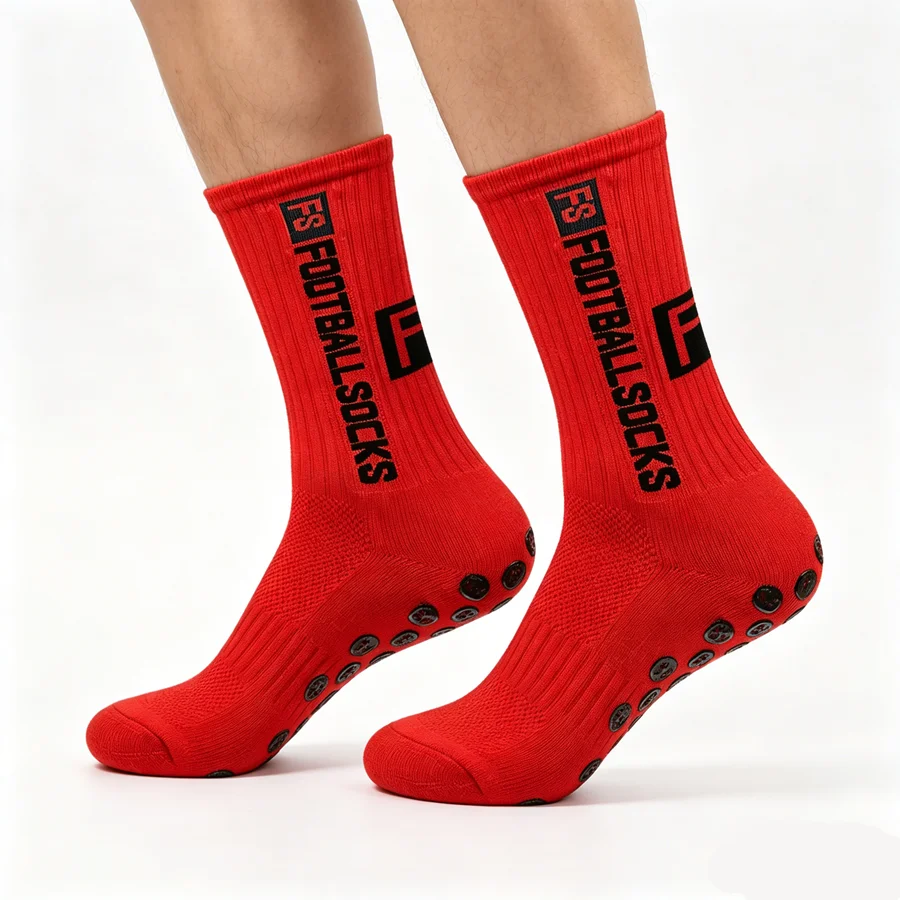 3/6/9pairs unisex non slip grip cycling running towel bottom breathable shockproof non slip athletic exercise socks view 3