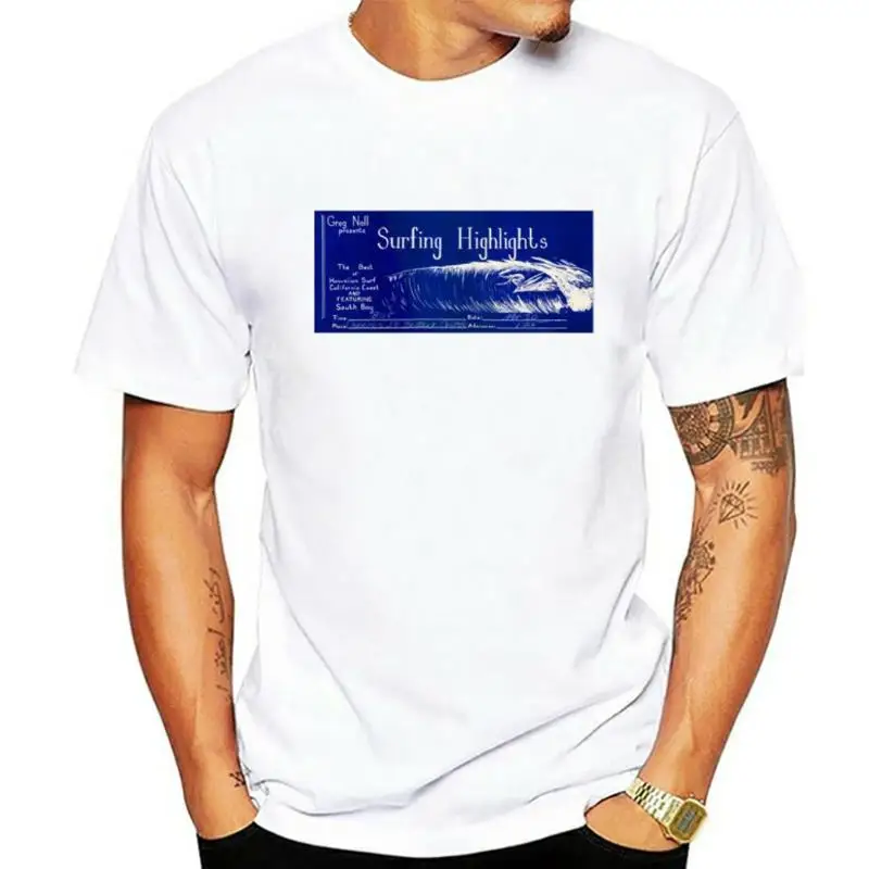 Vintage Surf Film T shirt Surfing Highlights 1959