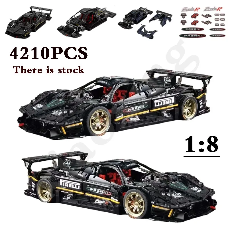 

New MOC-73R Supercar Track Edition Racing 4210PCS Assembled Patchwork MOC Fun Model Toy Boy Building Block Toy Birthday Gift