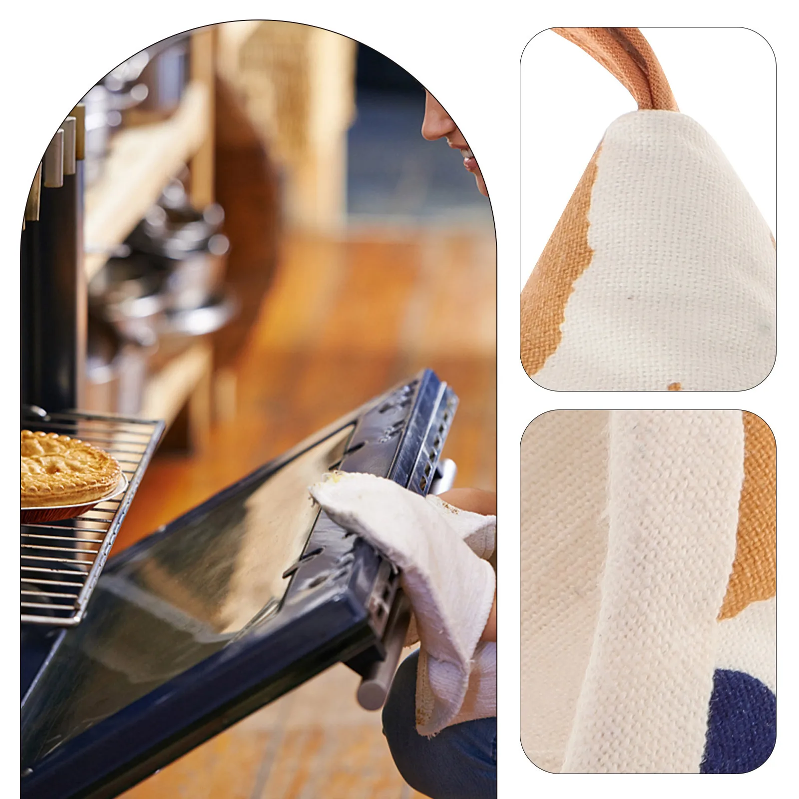 

2Pcs Pot Lid Cover Triangular Anti-Scald Heat Insulated Kitchen Accessory for Safe Pot Handle Grip and Protection