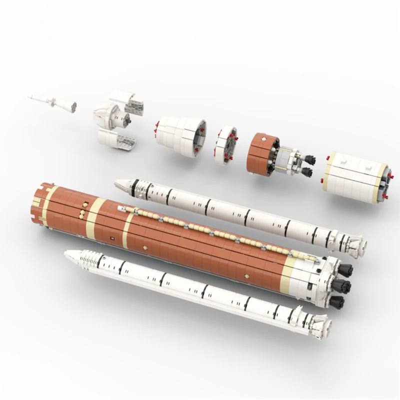 High-tech NASA Space Launch System SLS Carrier Rocket MOC Bouwstenen Assemblagemodel Technische stenen Speelgoed Kinderen Puzzel Geschenken