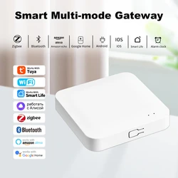 Tuya Smart Life Multi-mode Gateway ZigBee Bluetooth Wireless Hub Remote Controller Bridge Voice Control Via Alexa Google Home