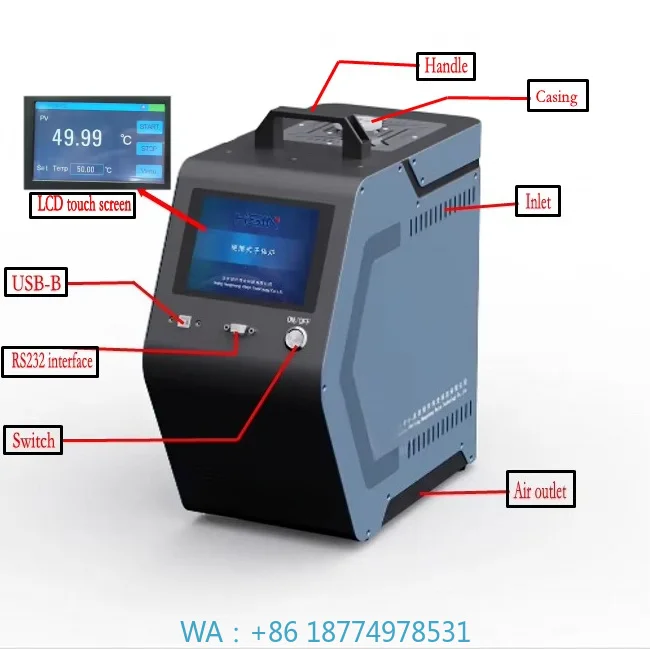 Dry Block Temperature Calibration Station Compatible With PT100 Sensor Calibration Range -30~150°C For PrecisionCalibration Work