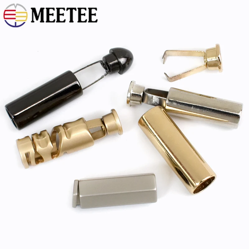 

20/50Pcs 20mm Metal Buckles Pendant Rope End Stopper Pants Hoodie Cap Cord Hanging Bell Lanyard Tail Lock Button DIY Accessories