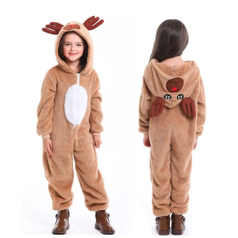 Adult Costume Children's Costume Lovely Reindeer Cosplay Costume Parent Child Costume Adult Elk Performance Costum