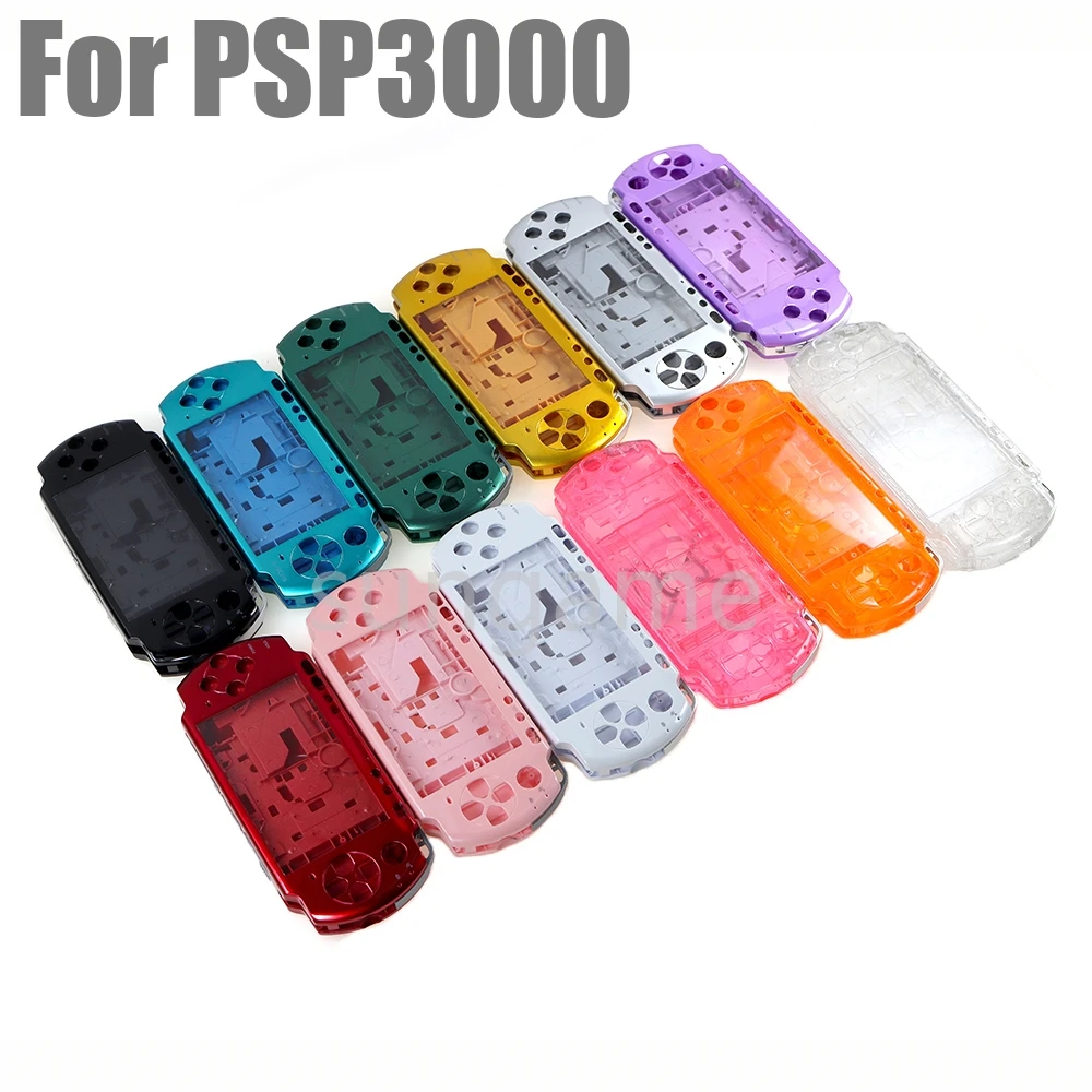 1set For PSP3000 PSP 3000 Game Console Shell Replacement Full Housing Cover Case with Button Kit