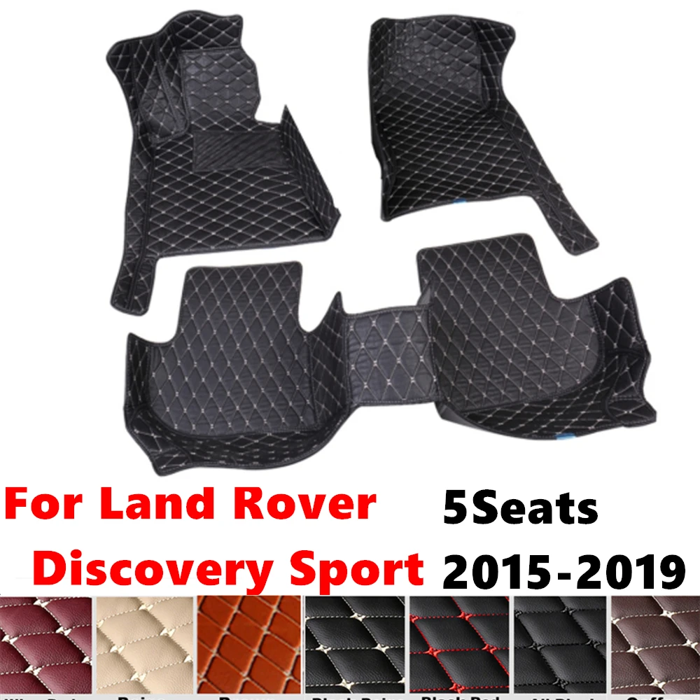 

Автомобильные коврики для Land Rover Discovery Sport на 5 мест 2019-2015, подходят под заказ, передняя и задняя напольная подкладка, накладки на ножки, аксессуары