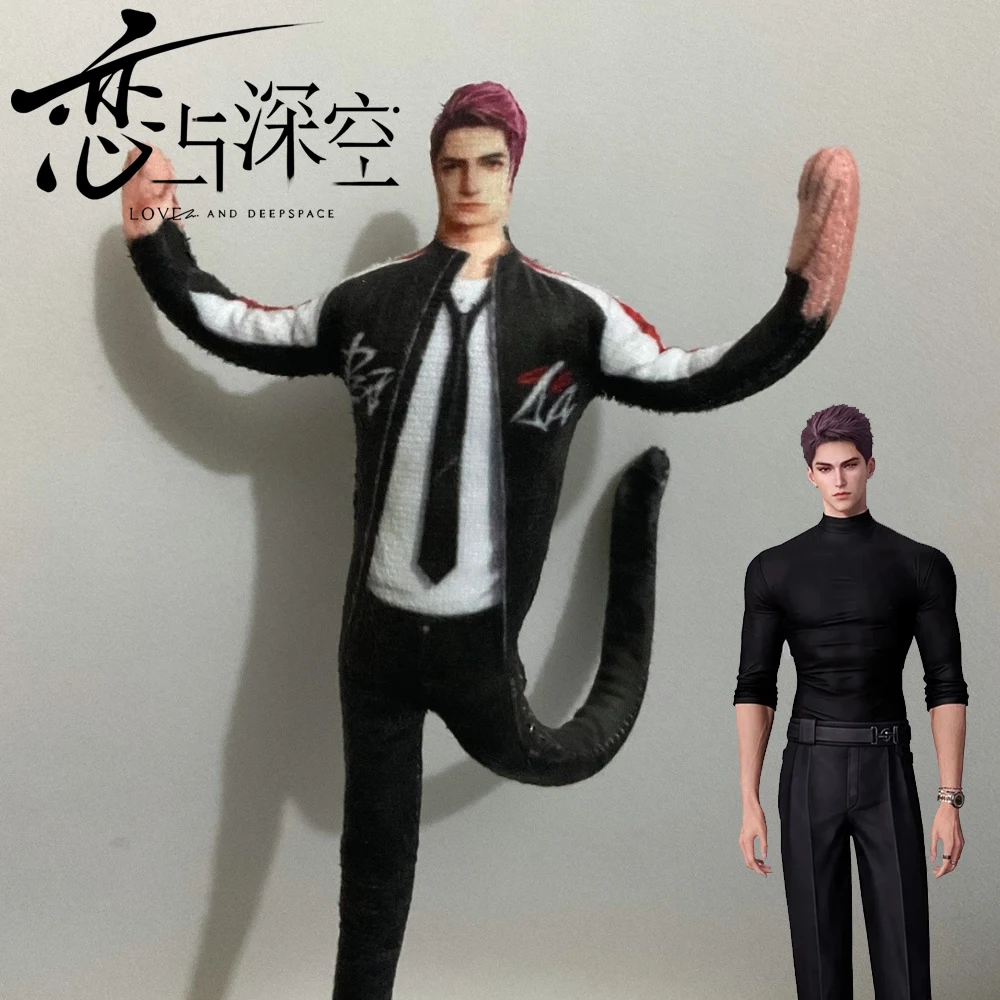 Game Love and Deepspace​ Valko Cosplay Plush Stuffed Dolls Twistable Shape Abstract Doll Room Decoration Accessory Party Props