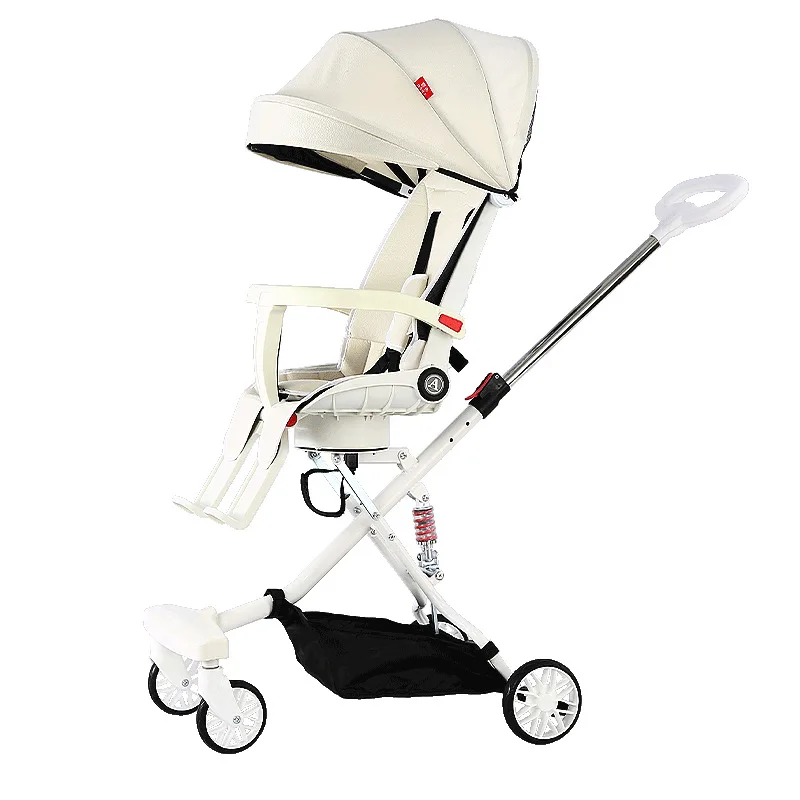 

Baby Stroller Three in One High Landscape Lightweight Two-way Push One Click Foldable Baby Stroller Anti Rollover Baby Stroller