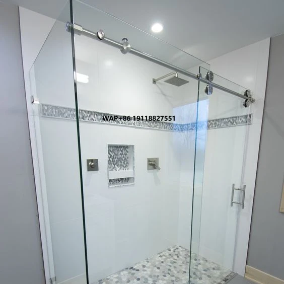 

America Market Easy Cleaning Apartment Bathroom Frameless Shower Enclosure Cubicle
