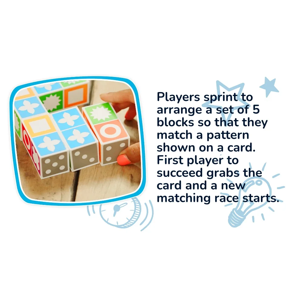 Kids Space Board Game, Logical Thinking Matching Puzzle, Memory & Party Game for Children, Interactive Learning Educational Toys