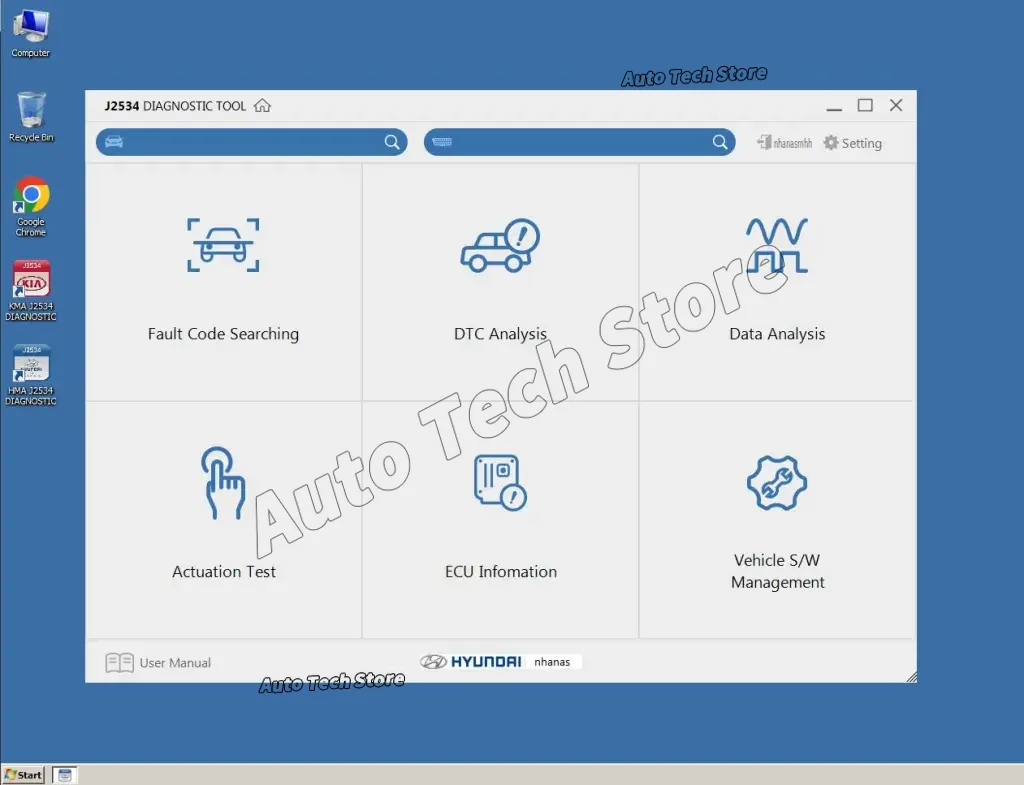 2018-2023 For Hyundai Kia HMA KMA J2534 Diagnostic Software Support USA For Hyundai Kia Car Repair Tool Diagnostic Tools