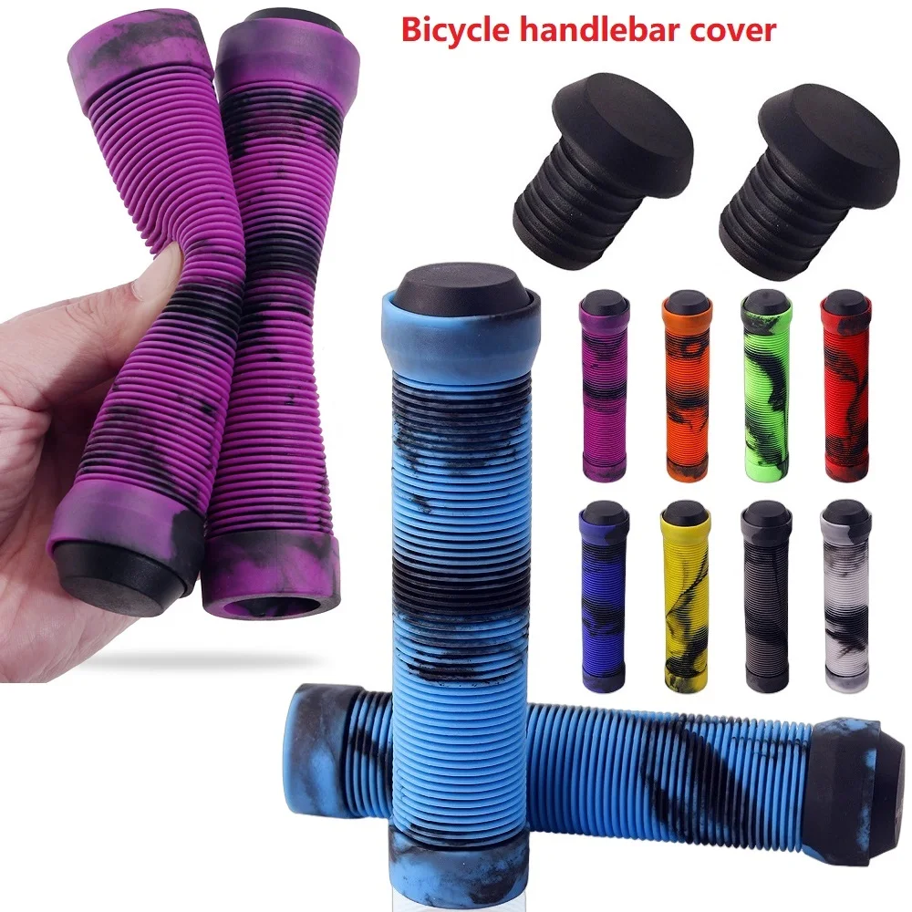 

Чехол для руля автомобиля с полосатой резиновой ручкой, утолщенный, противоскользящий и амортизирующий, чехол для руля скутера.