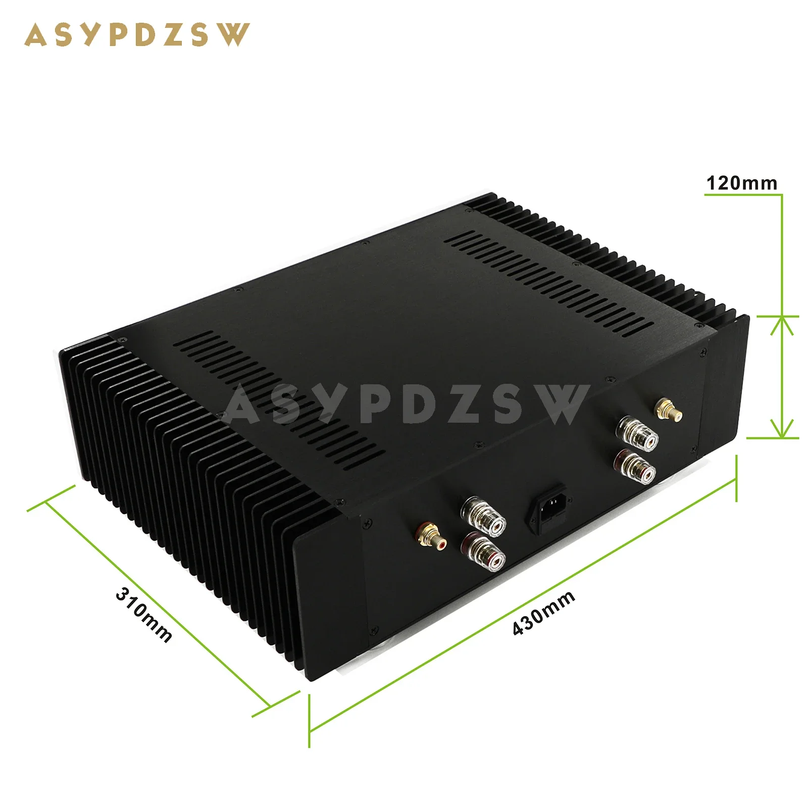 NHB-108 Stereo class AB Low Distortion Minimalist broadband pure power amplifier Base on Dartzeel 100Wx2