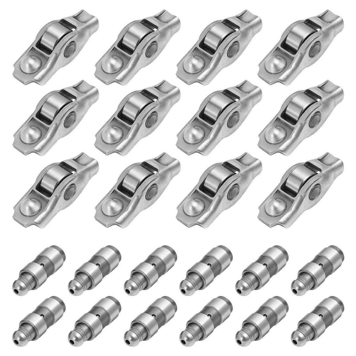 48Pcs Rocker Arms & Valve Lifters Kits 5184296AH 5184332AA for Chrysler Dodge Jeep Wrangler Cherokee Ram Pentastar 3.6L