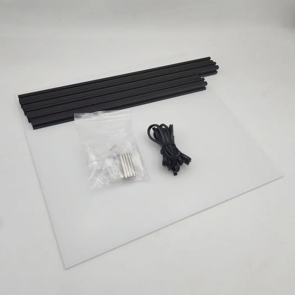 Imagem -02 - Clicky-clack Kit Porta Frigorífico com Painéis Peças para Impressora 3d Voron Trident Opcional 250 Mm300 mm 350m Tamanho