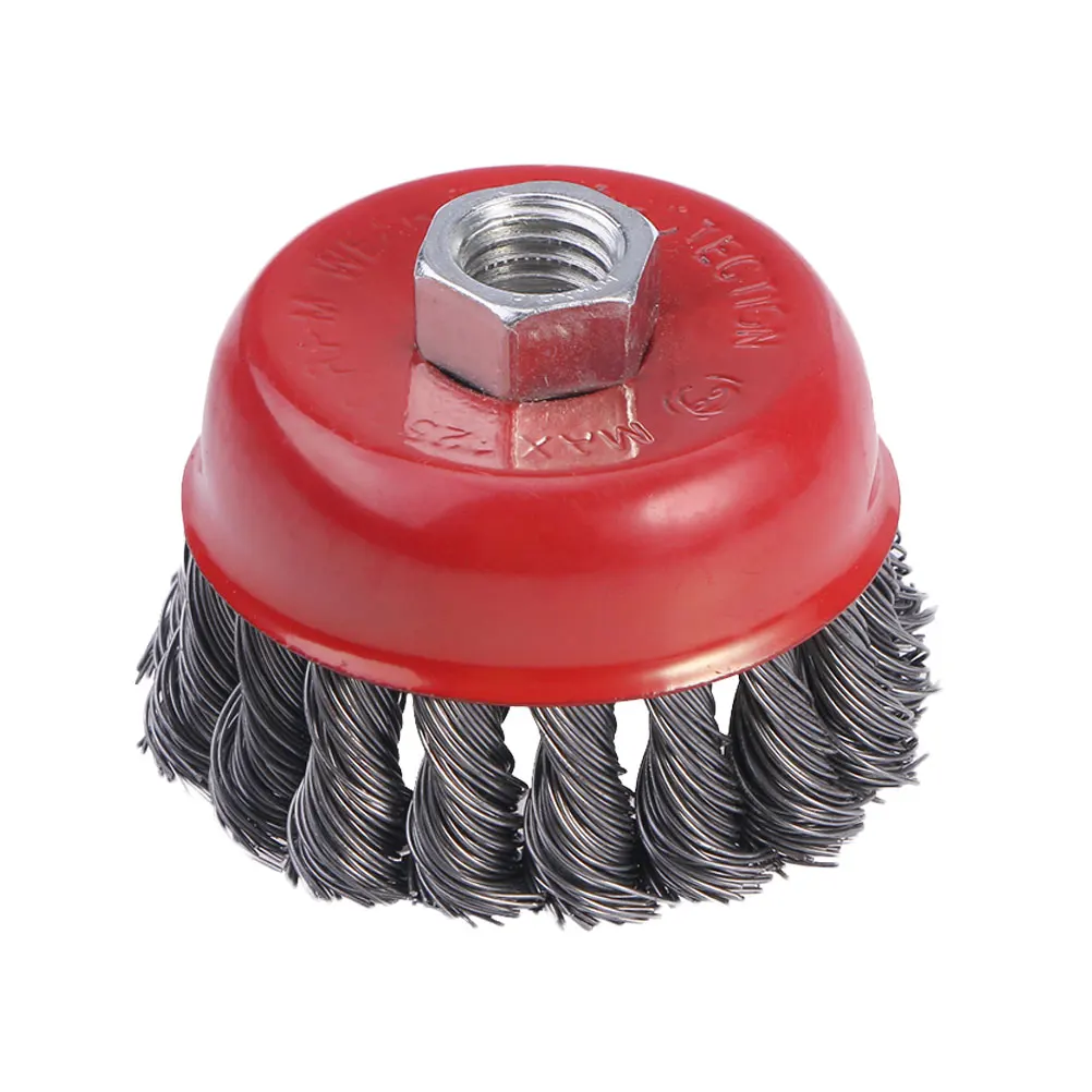 

Polishing Wheel Oil Paint Remover Brush for Galvanized Steel Tool Grinders Banded Knotted Wire